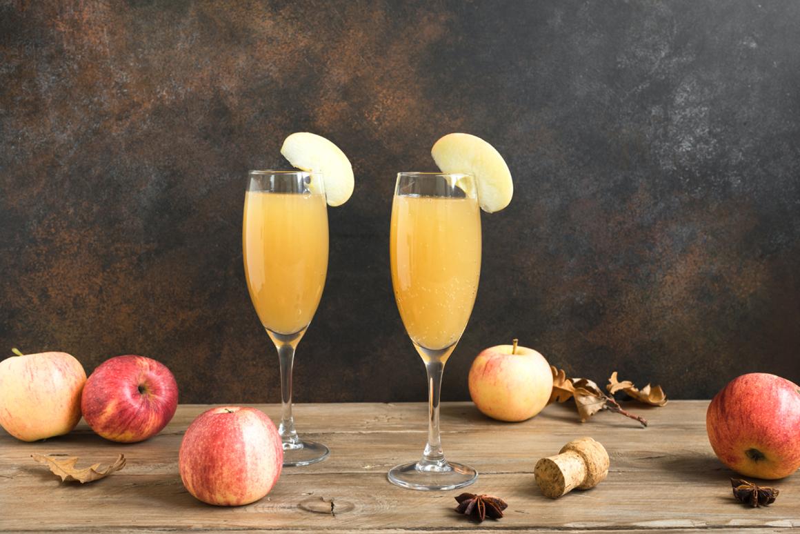 Apfel Mocktail mit Ahornsirup - Rezept