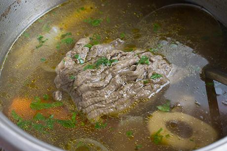 Fleischsuppe Grundrezept
