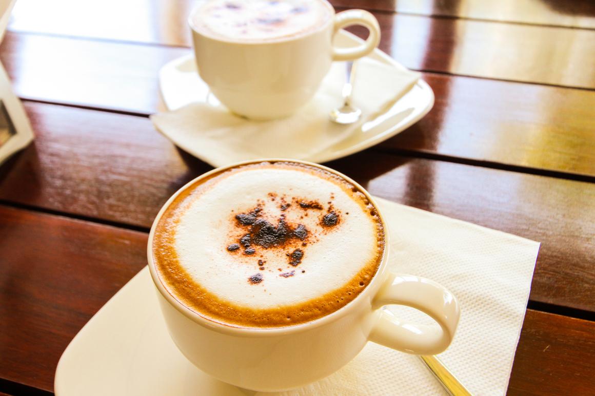 Kaffee mit Sojamilch