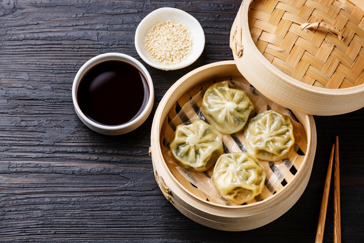 Dim Sum mit Hackfleisch-Füllung