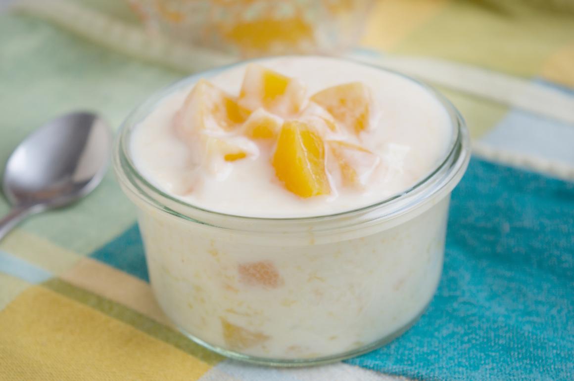 Einfache Mangocreme