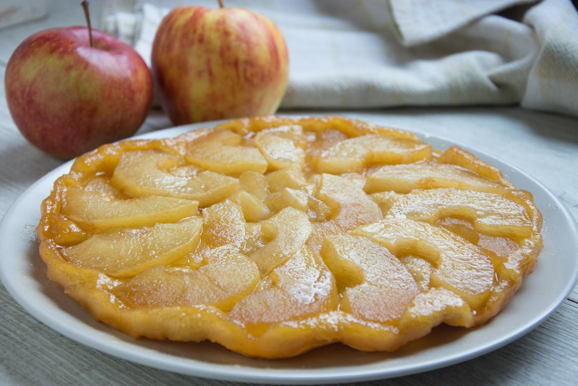 Tarte tatin mit Blätterteig