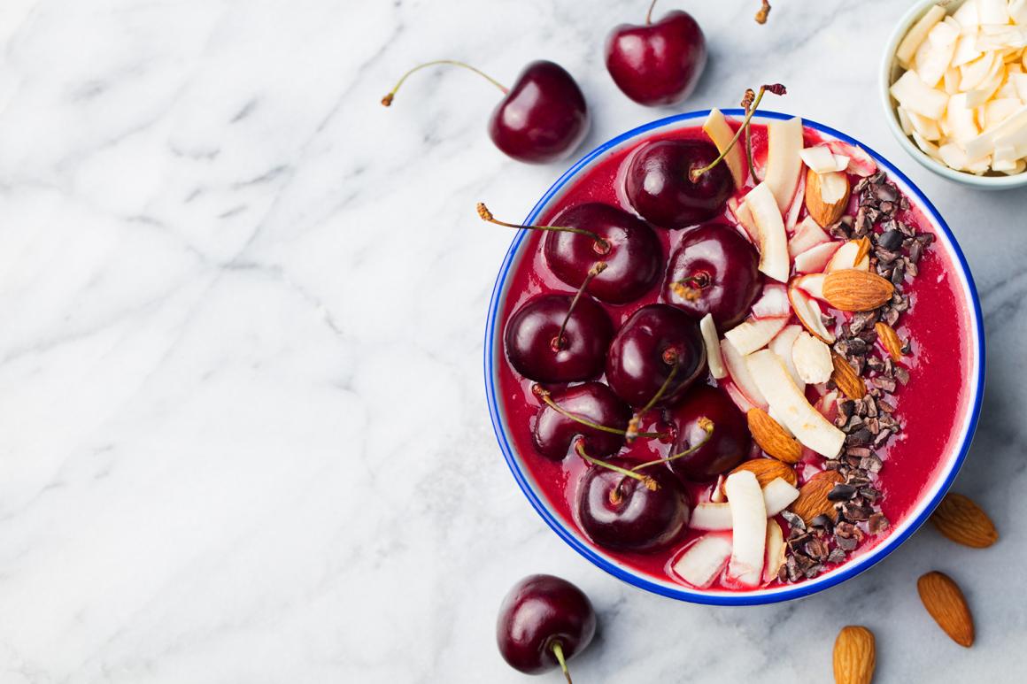 Kirschen Smoothie Bowl