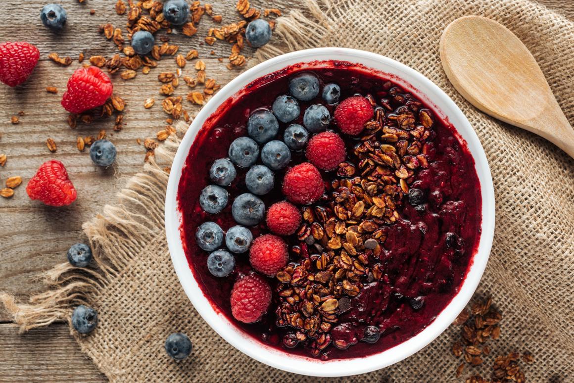 Heidelbeeren-Bowl