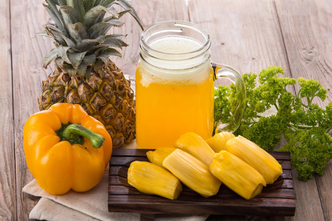 Jackfrucht-Smoothie mit Ananas