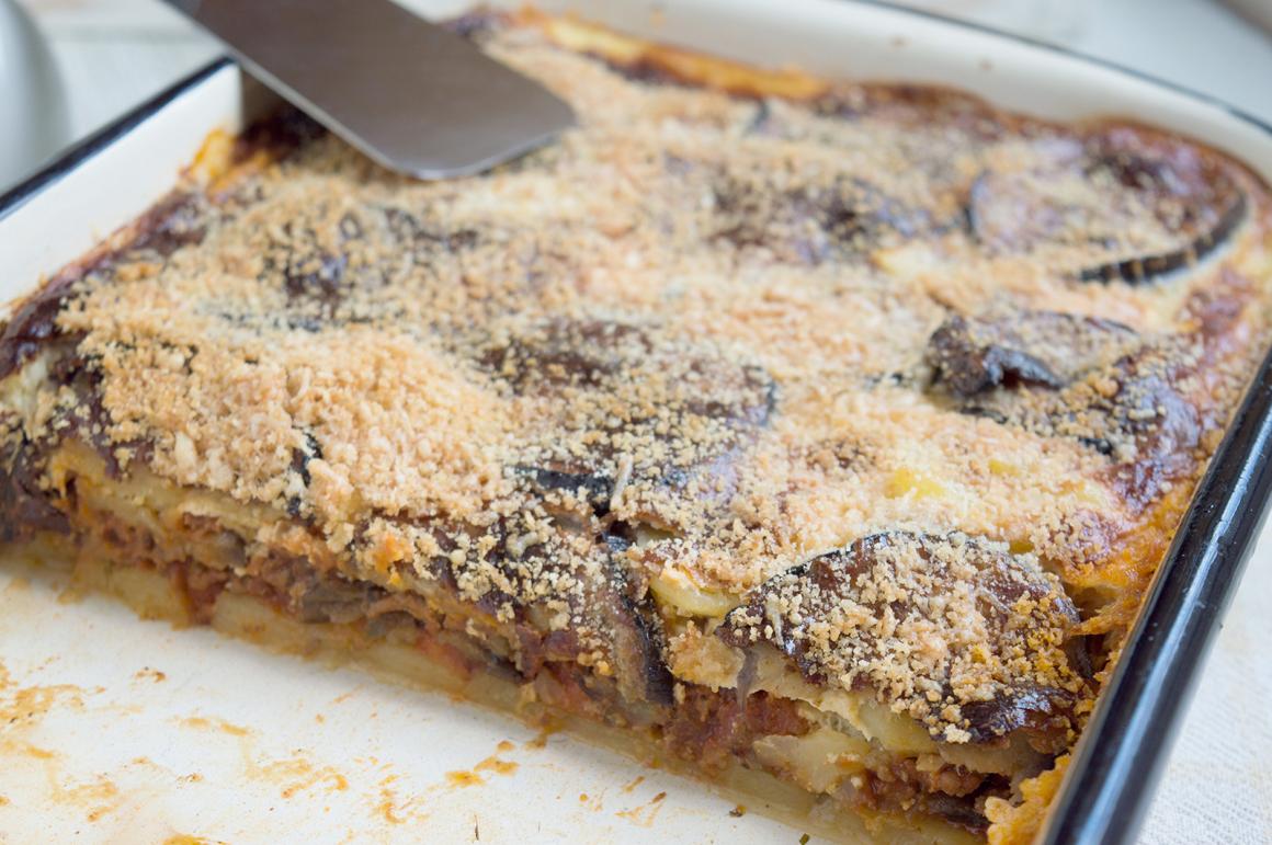 Moussaka mit Hackfleisch - Rezept