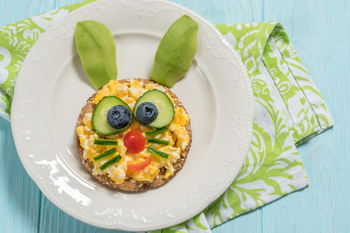 Osterhasenfrühstück