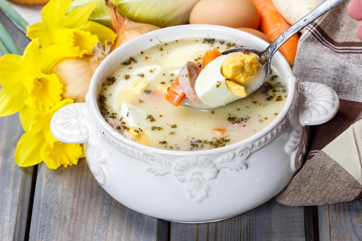 Sauerroggensuppe