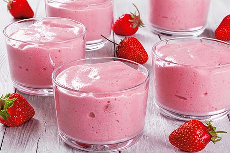 Erdbeermousse