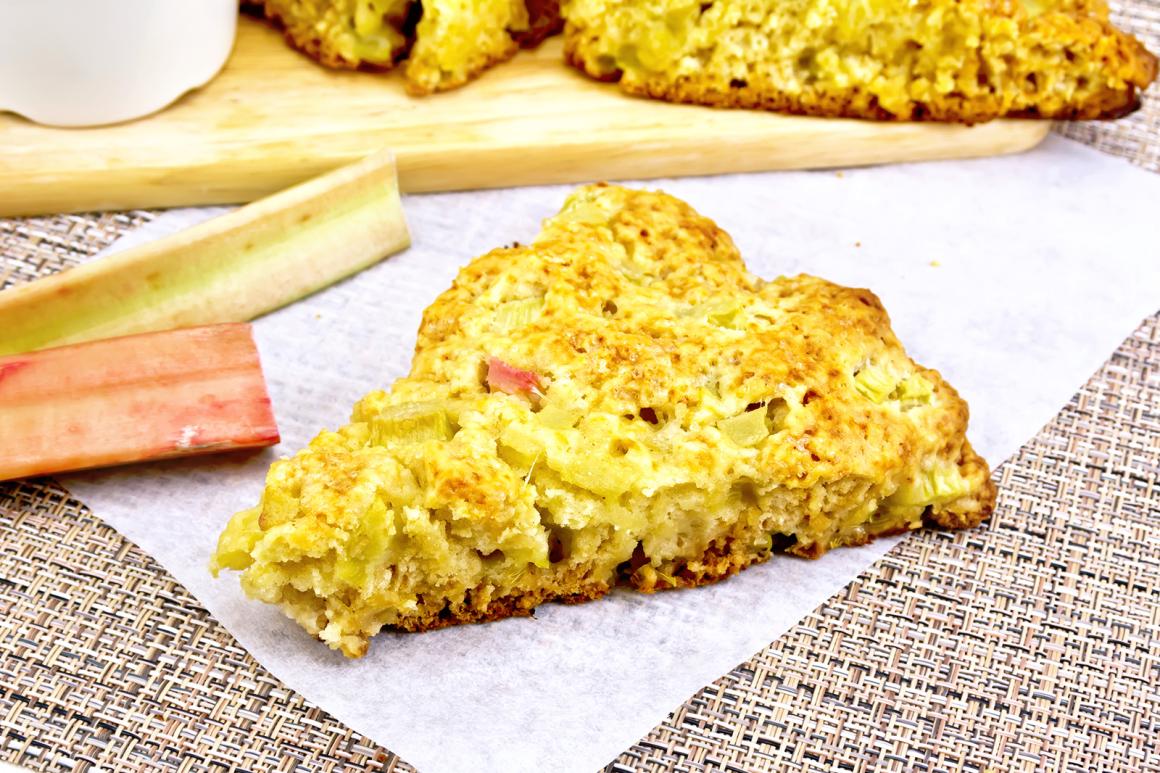 Rhabarber-Scones