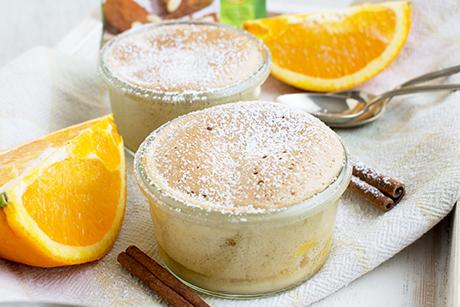 Orangen mit Lebkuchenschaum