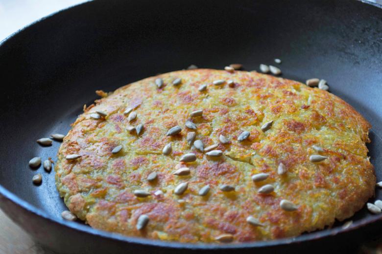 Rösti mit Sonnenblumenkernen