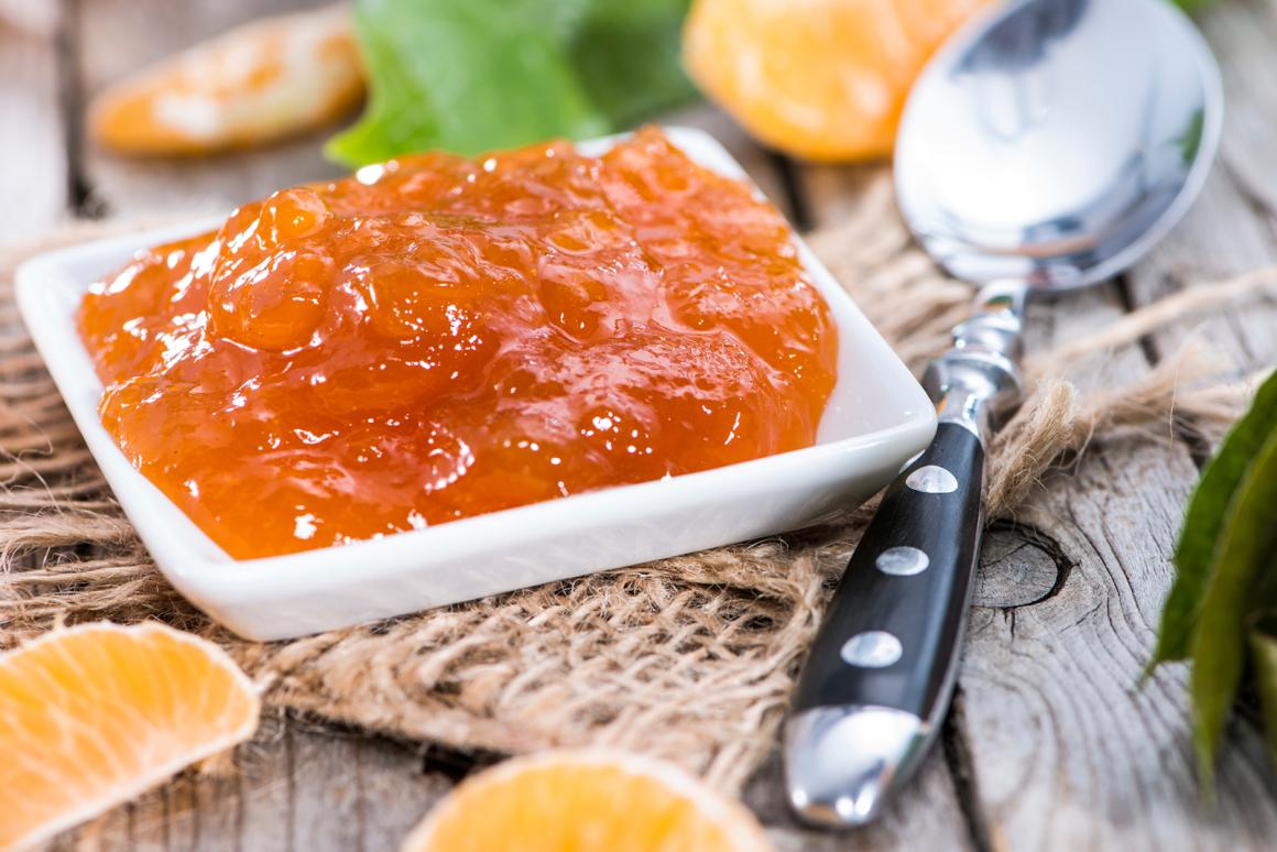 Mandarinenmarmelade vegan