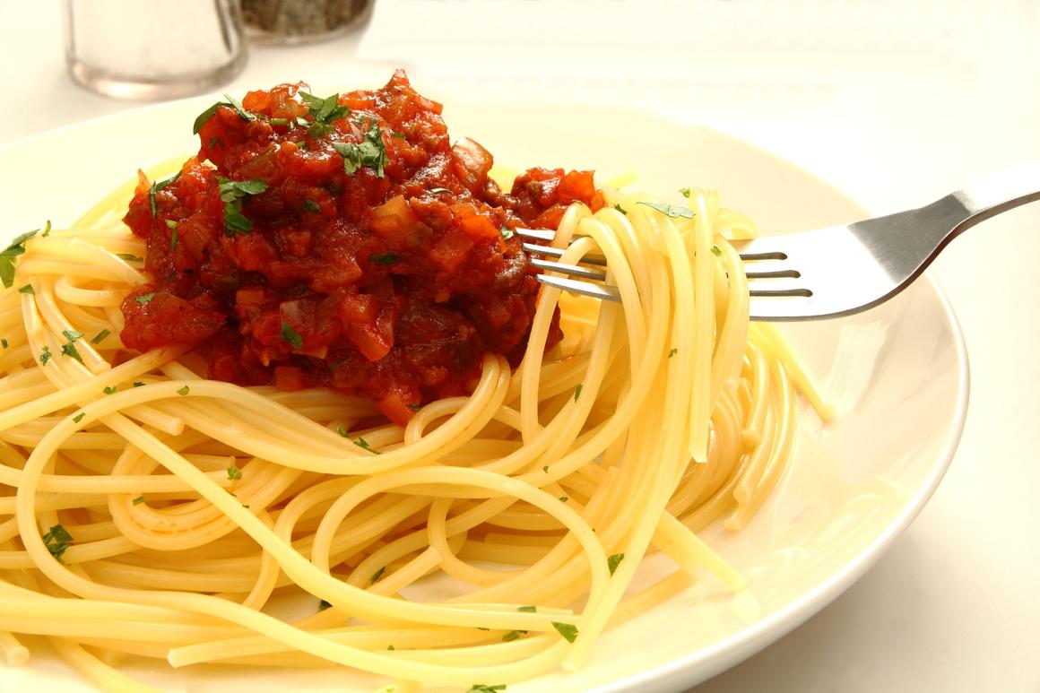 Spaghetti all arriabbiata mit Wodka