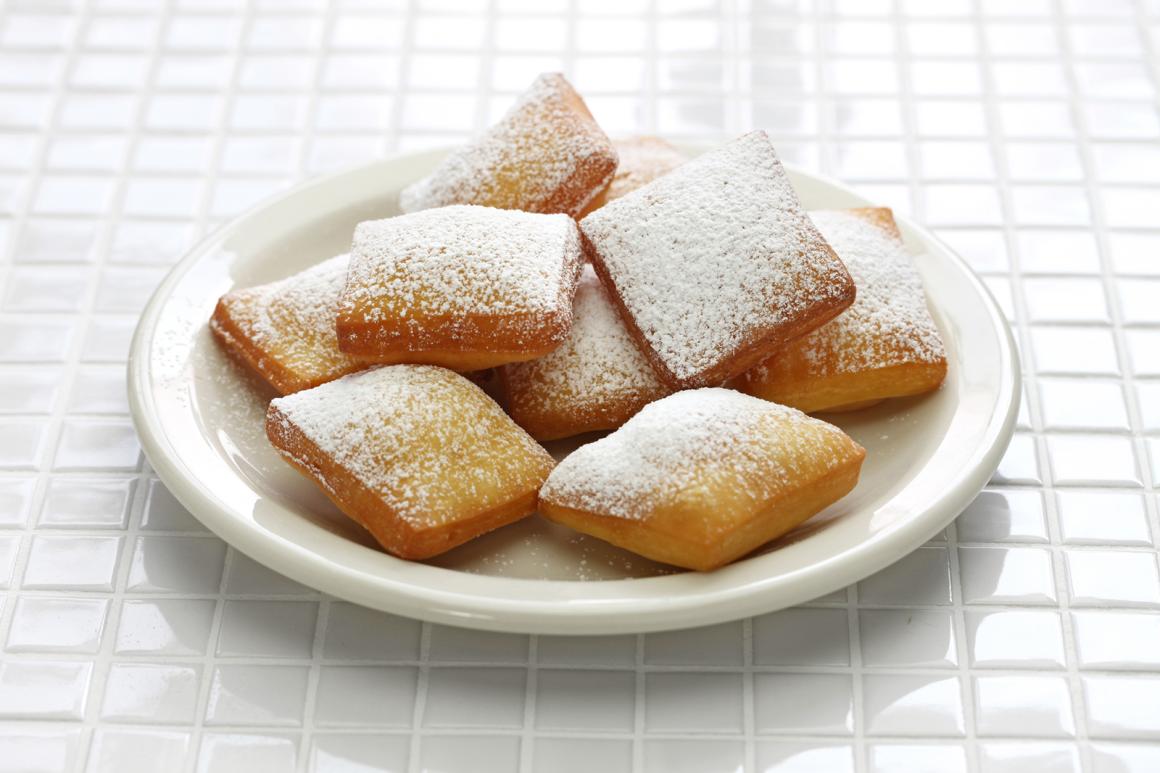 Beignets mit gesunden Weizenkeimen