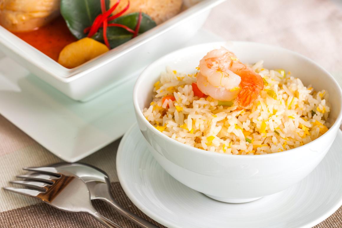 Gambas an Kokosreis