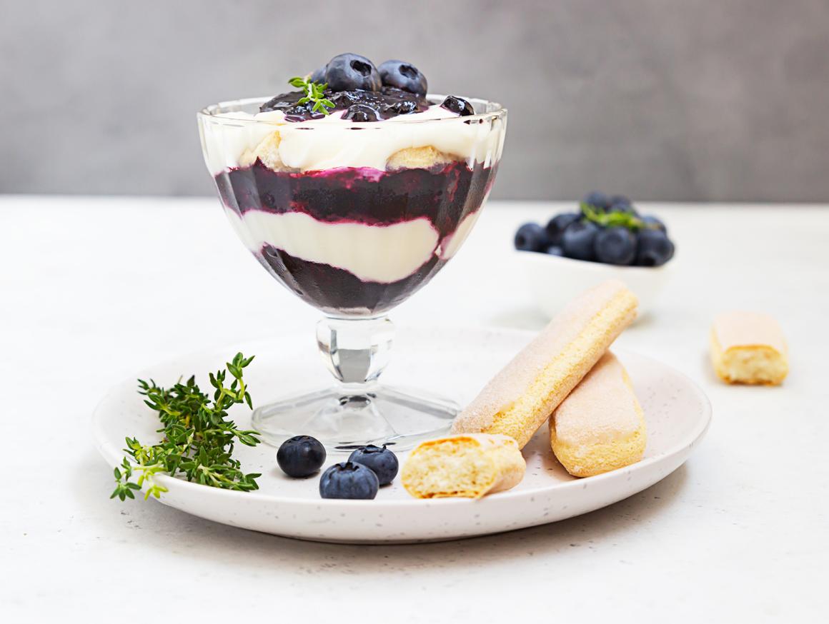 Heidelbeer Tiramisu