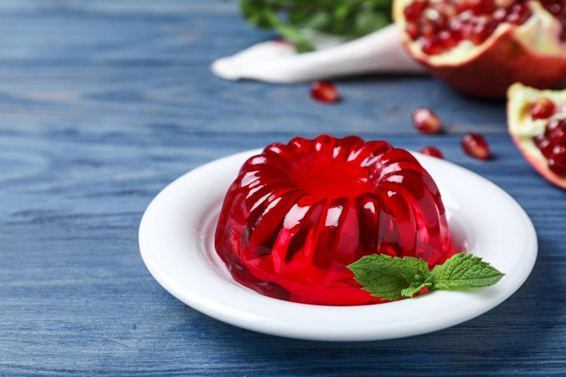 Granatapfel-Götterspeise