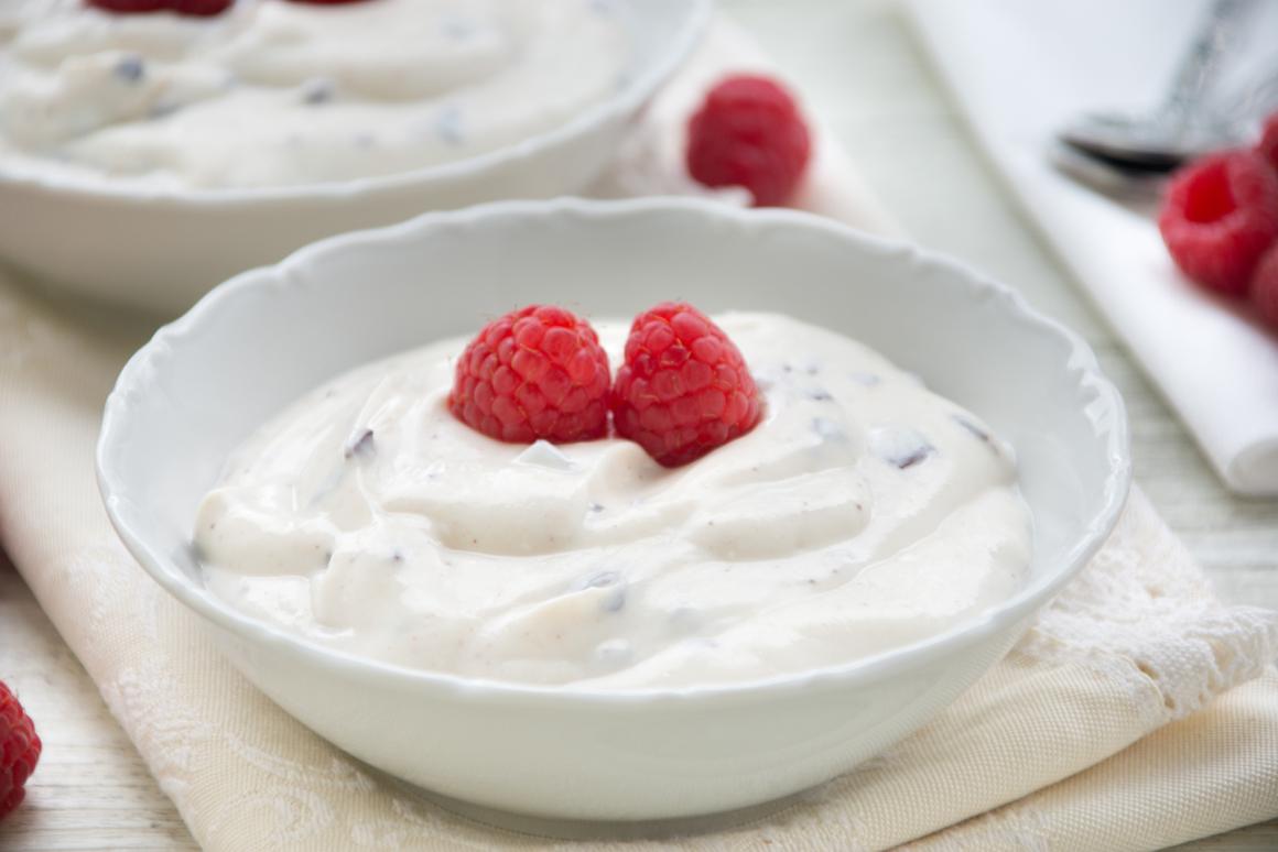 Stracciatella Creme mit Quark