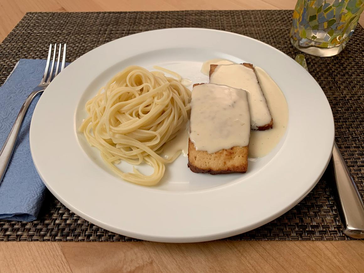 Rahmschnitzel vegetarisch