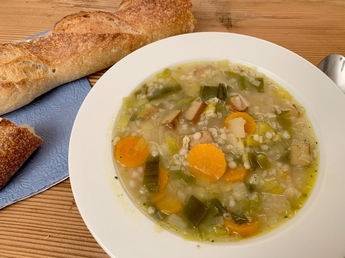 Gerstensuppe vegetarisch