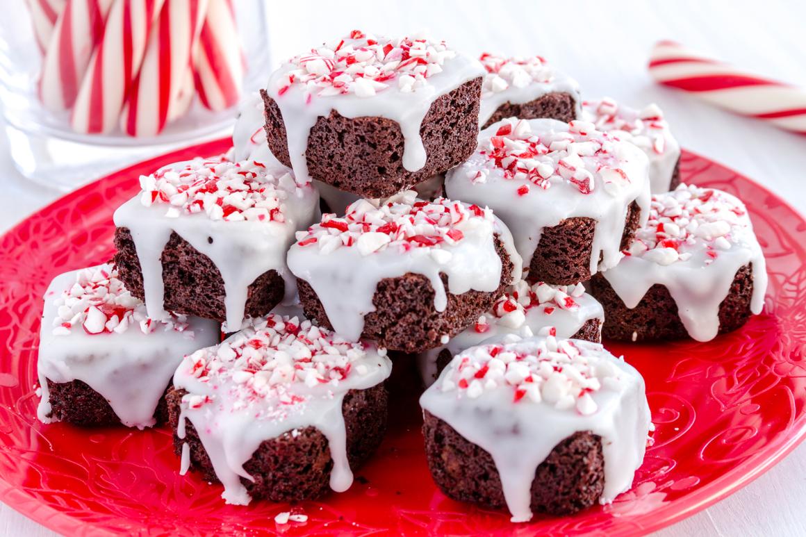 Zuckerstangen-Brownies