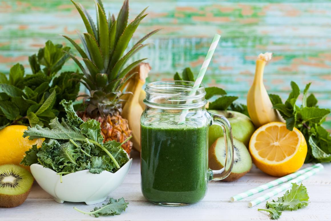 Grüner Powersmoothie
