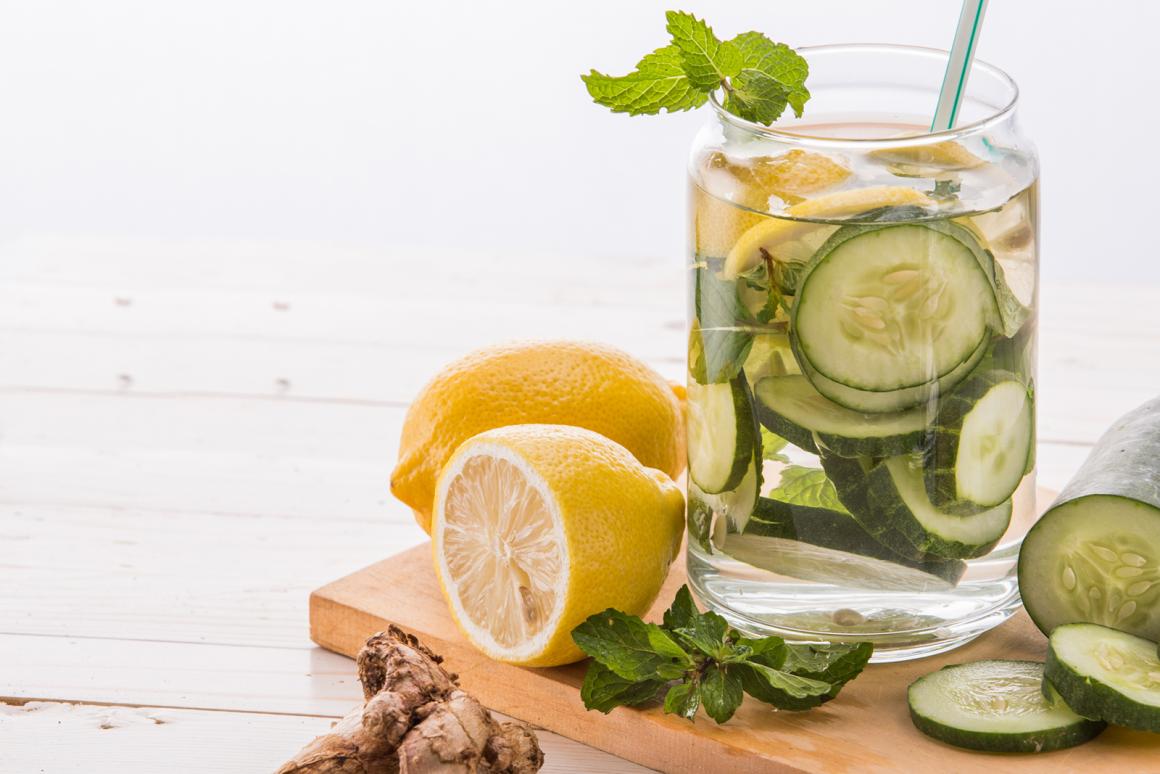 Detox-Gurkenwasser