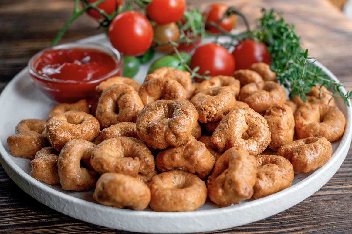 Taralli mit Tomatengeschmack