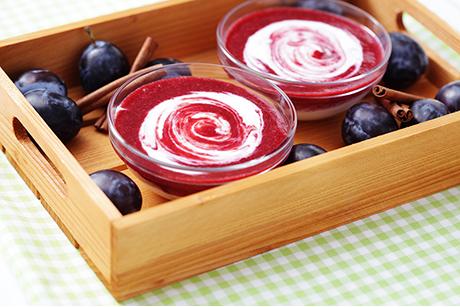 Zwetschgencreme mit Mascarpone und Zimt