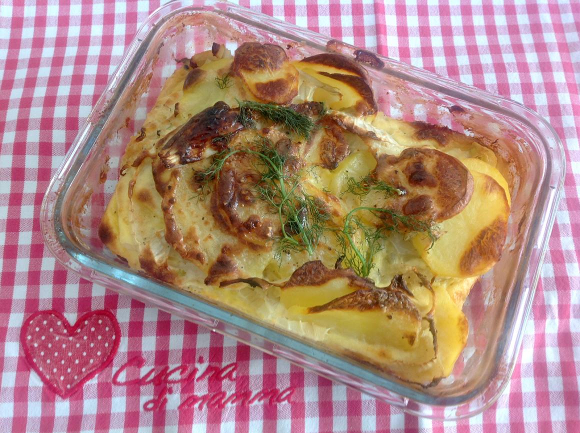 Fenchelgratin mit Kartoffeln