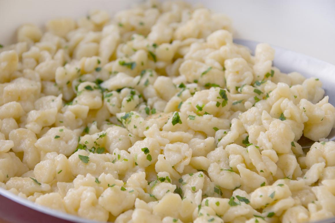 Quarkspätzli mit Dinkelmehl
