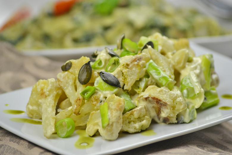 Gebratener Blumenkohl-Salat