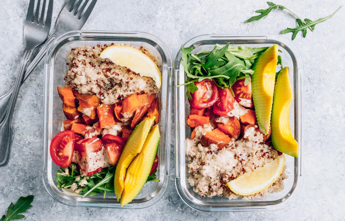 Meal Prep - Gemüse auf Quinoa