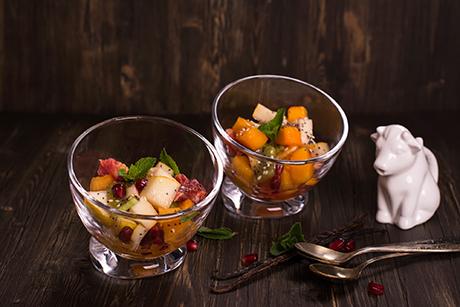 Winterlicher Fruchtsalat