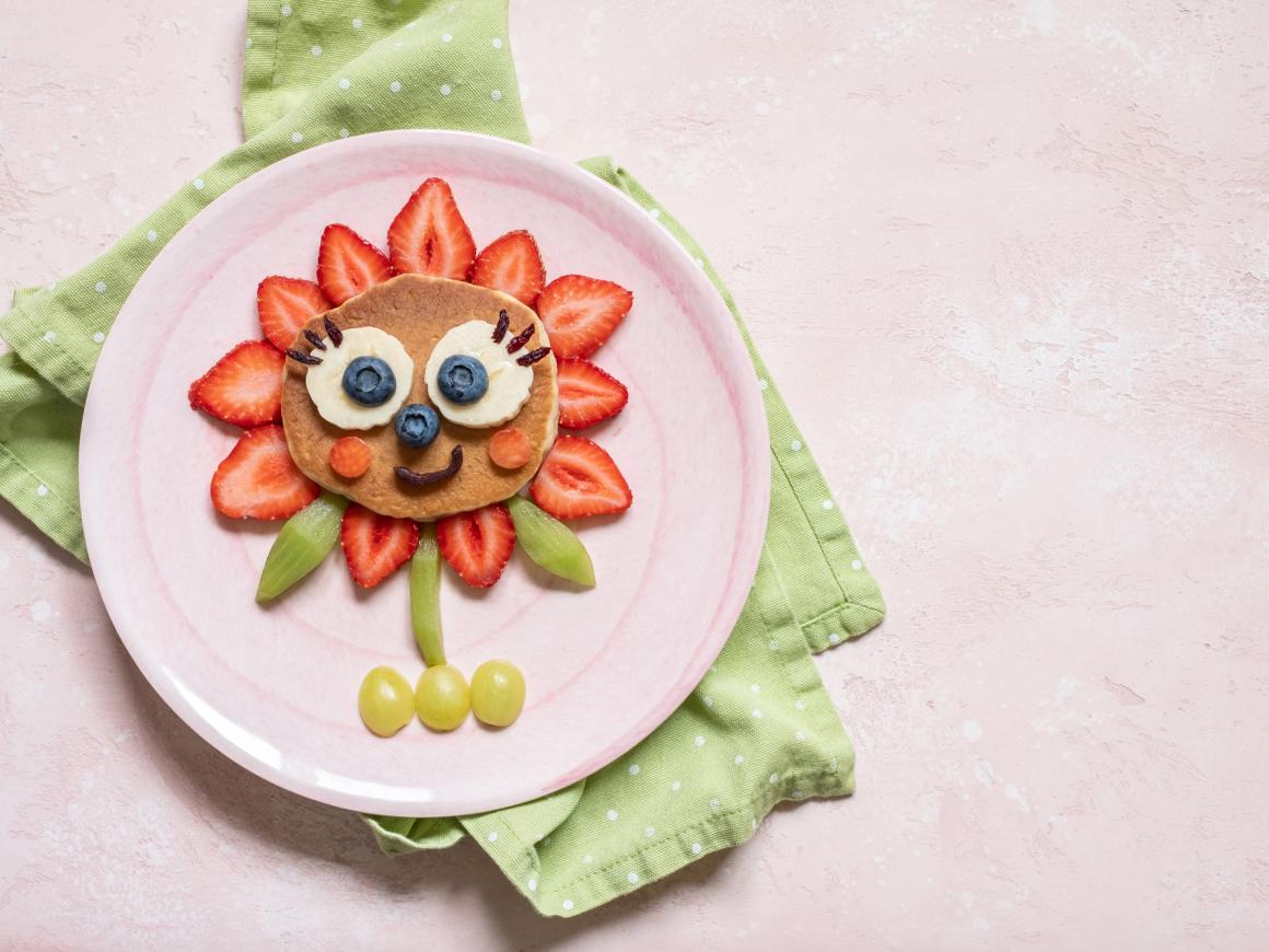 Blumenpfannkuchen