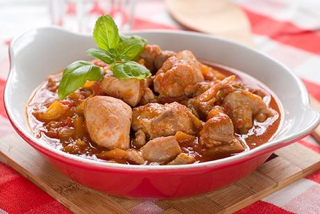 Poulettopf mit Gemüse