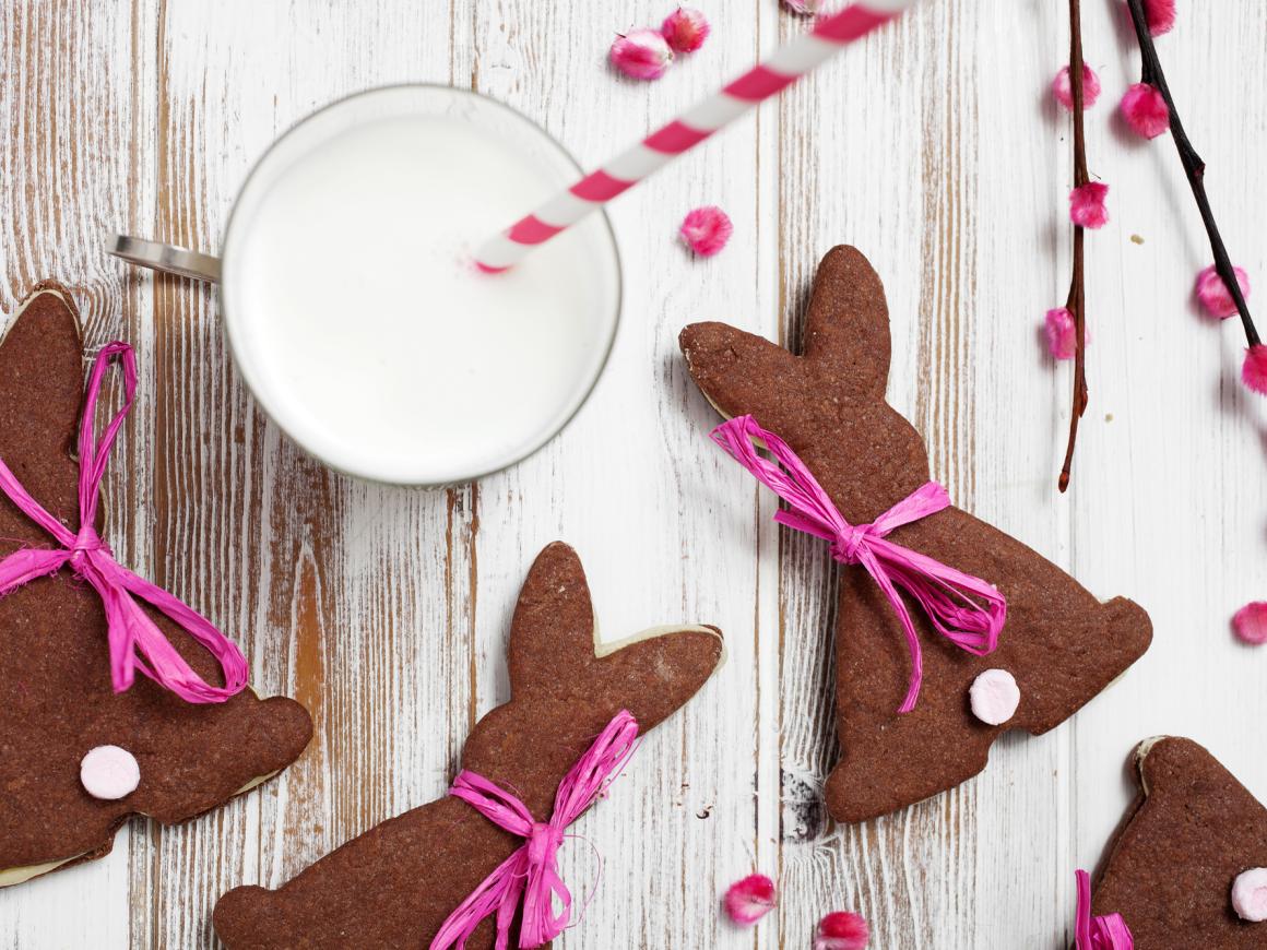 Osterhasenguetzli mit Marzipan