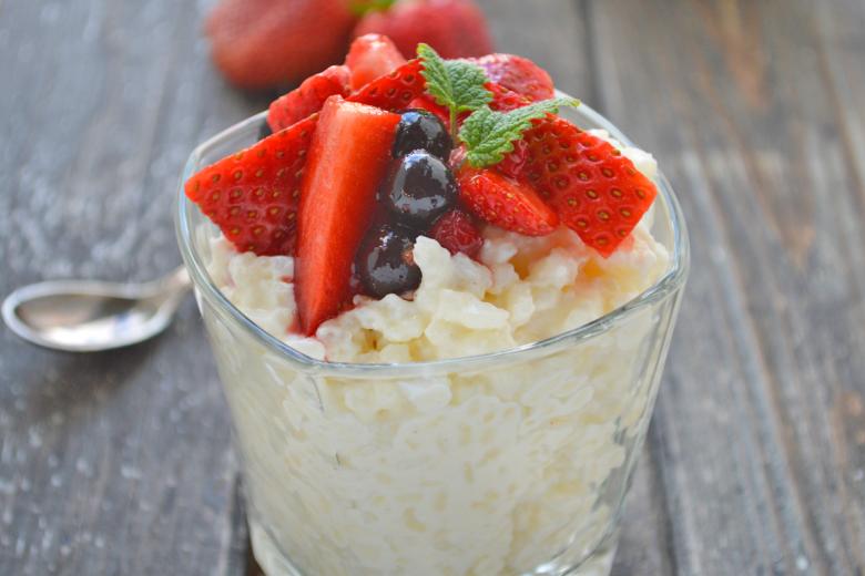 Joghurtreis mit Beeren