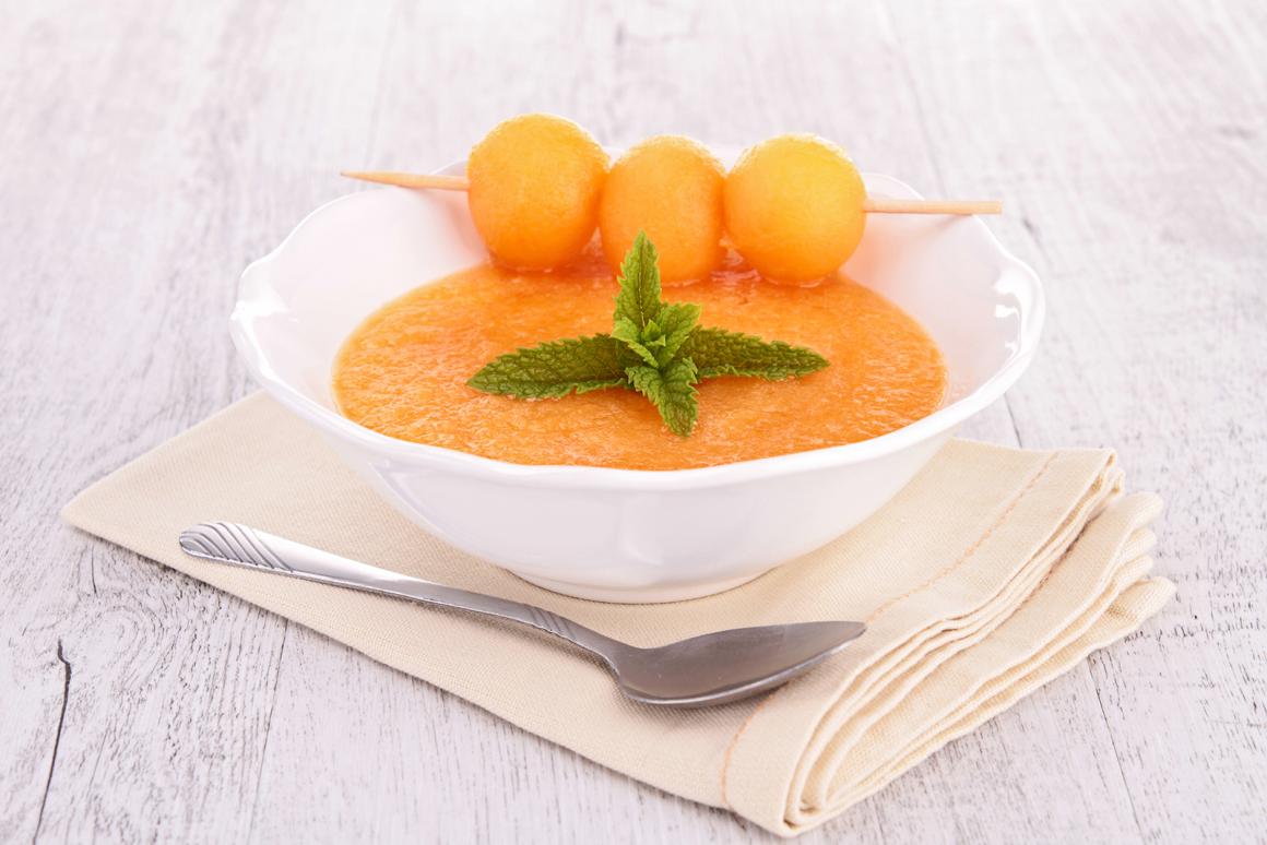 Gazpacho mit Honigmelone