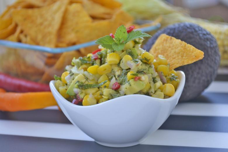 Avocado-Salsa mit Mais