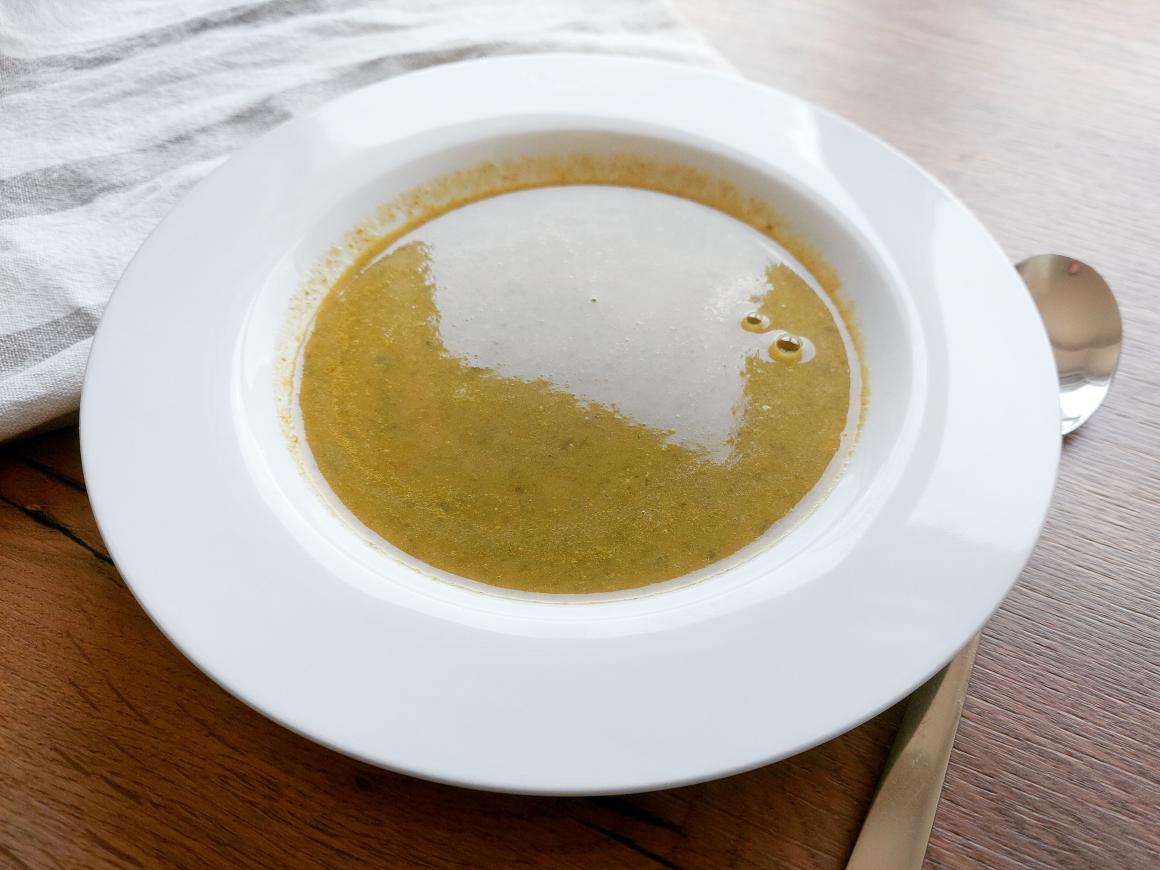 Rüebli-Spinatsuppe