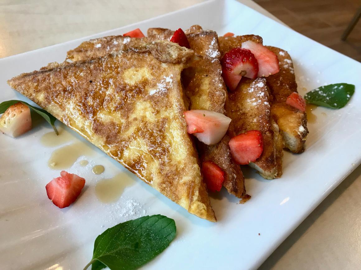French-Toast mit Erdbeeren