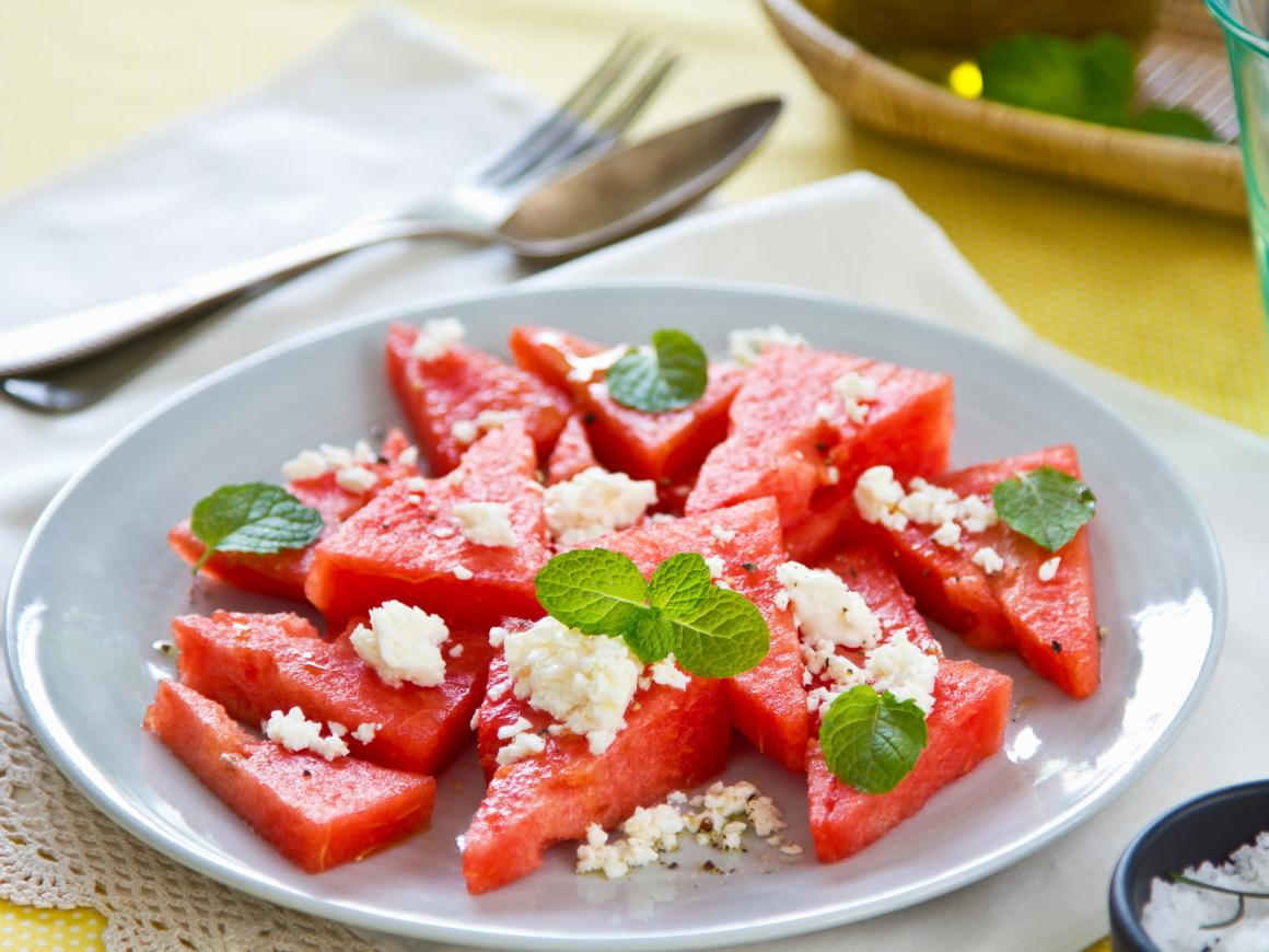 Wassermelonensalat mit Feta