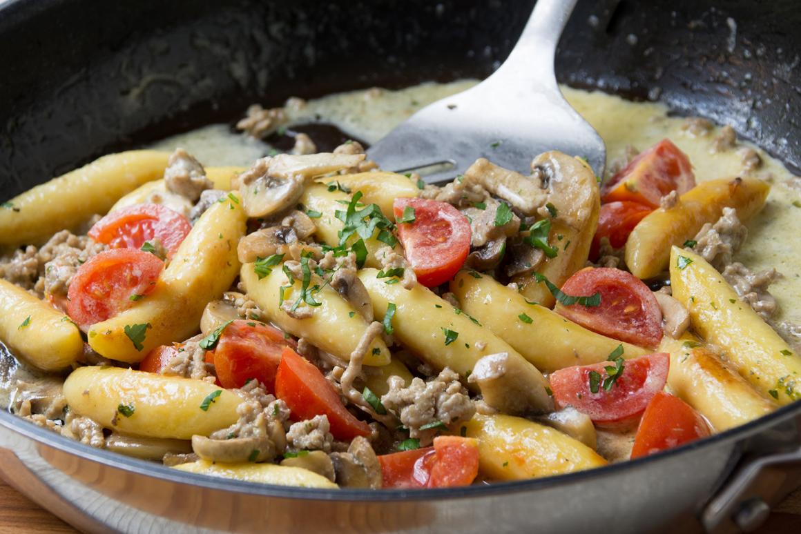 Sauerrahm-Schupfnudelpfanne