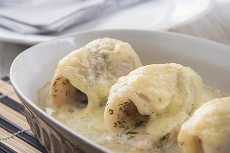 Seemanns gerolltes Fischfilet