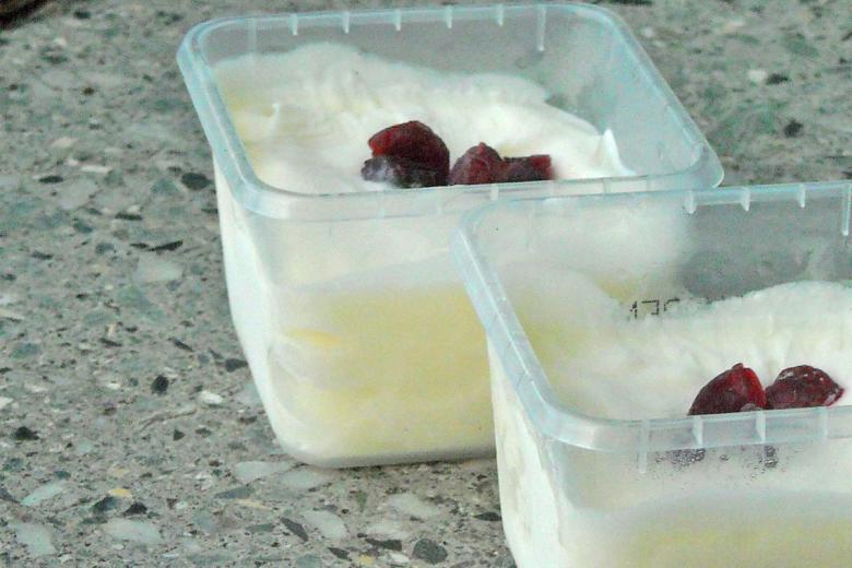 Einfaches Joghurtglacé