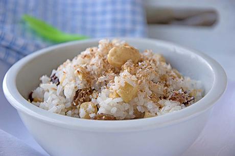 Süsses Reisdessert mit Cashewnuss