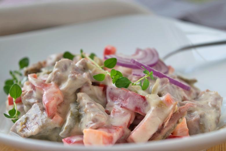 Spicy Peperoni Rindsalat
