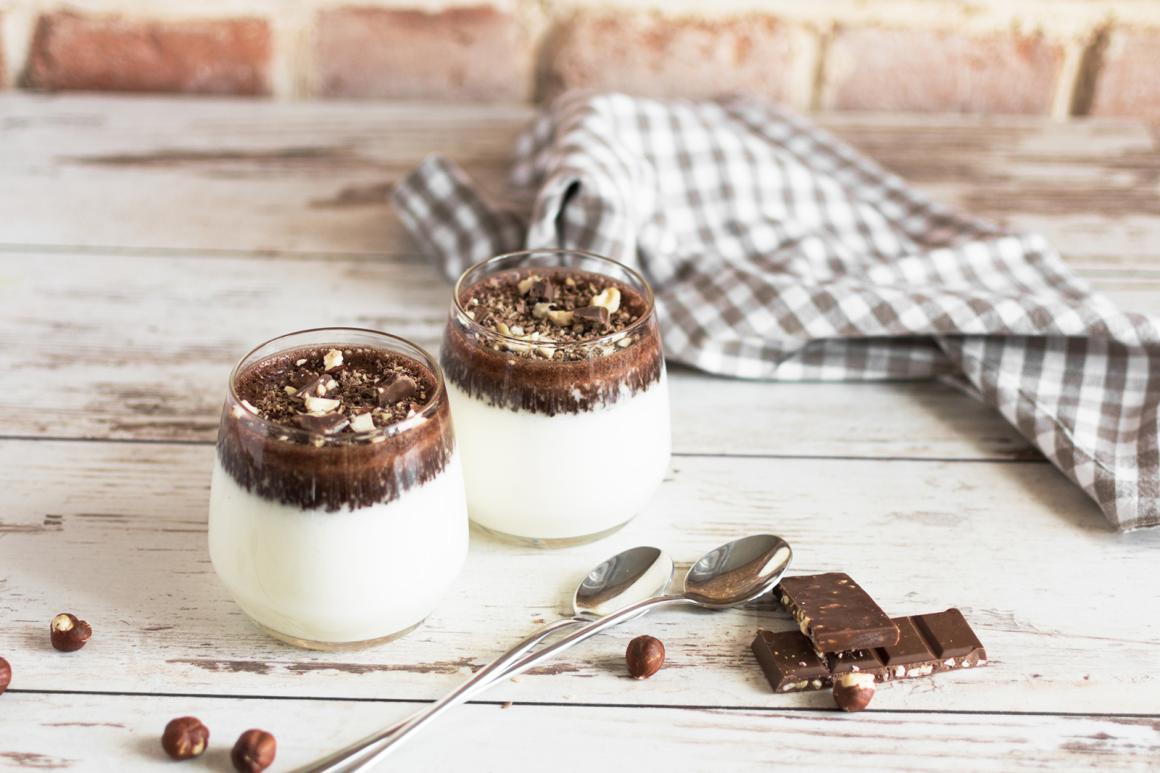 Quark-Schokoladen-Schichtdessert - Rezept